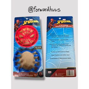 Marvel Spider‑Man Silicone Breakfast Molds – 2 Pack – 2021